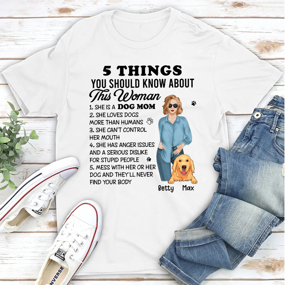 5 Things - Personalized Custom Unisex T-shirt - Image 2