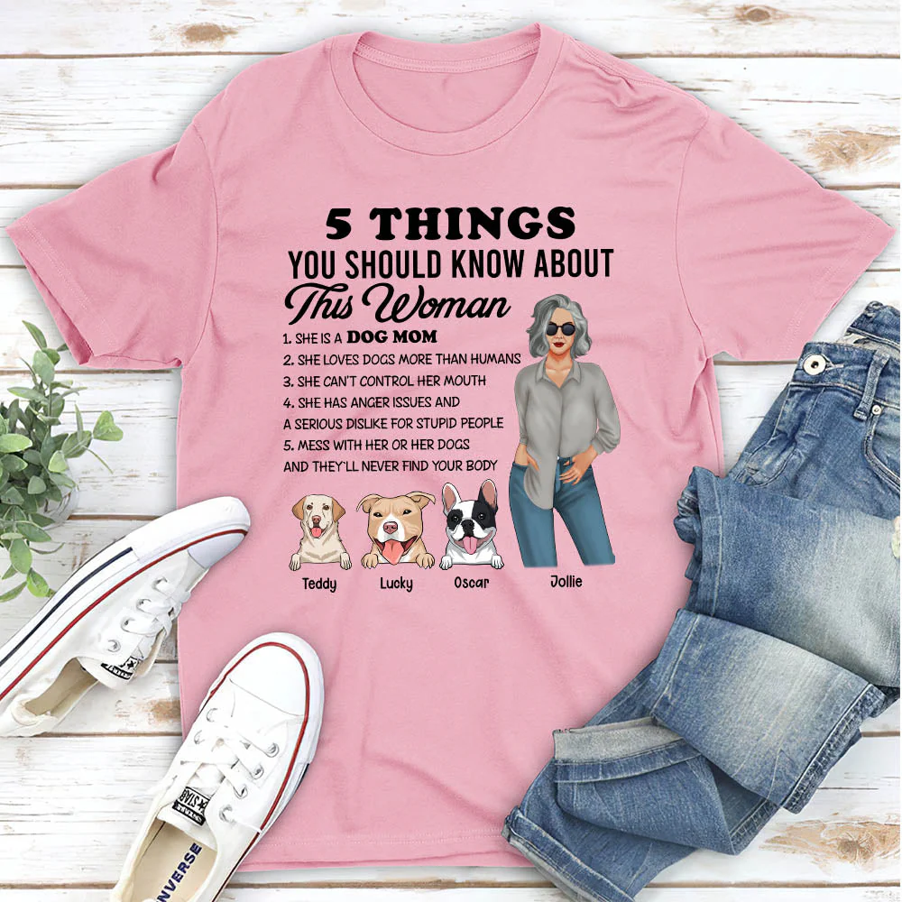 5 Things - Personalized Custom Unisex T-shirt - Image 4