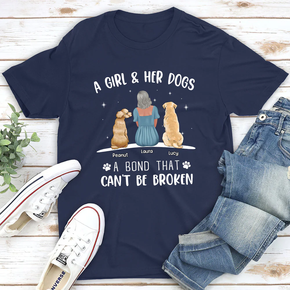 A Bond Can‘t Be Broken - Personalized Custom Unisex T-shirt - Image 3