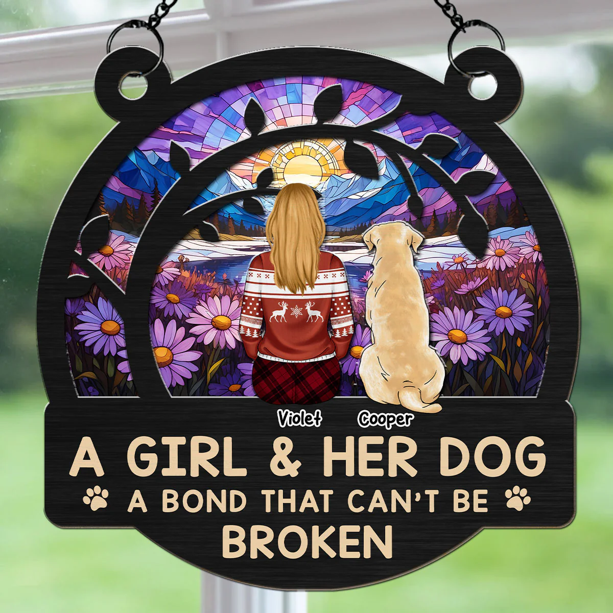 A Bond Last Forever - Personalized Custom Suncatcher