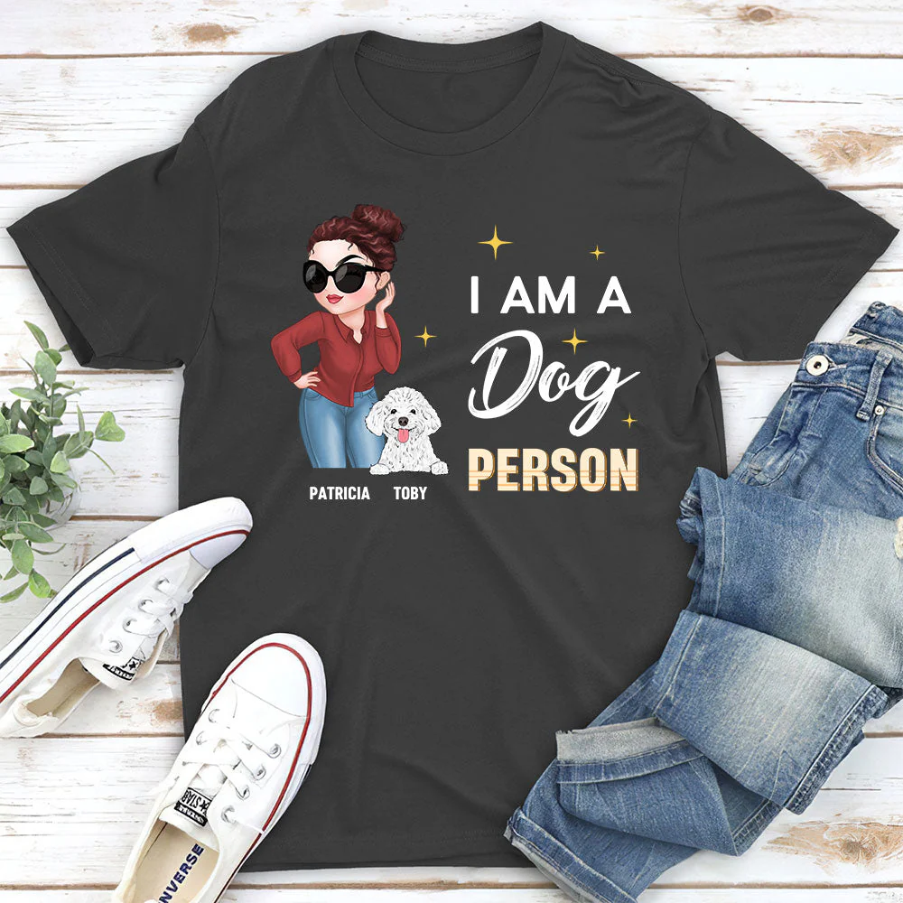 A Dog Person - Personalized Custom Unisex T-shirt - Image 4