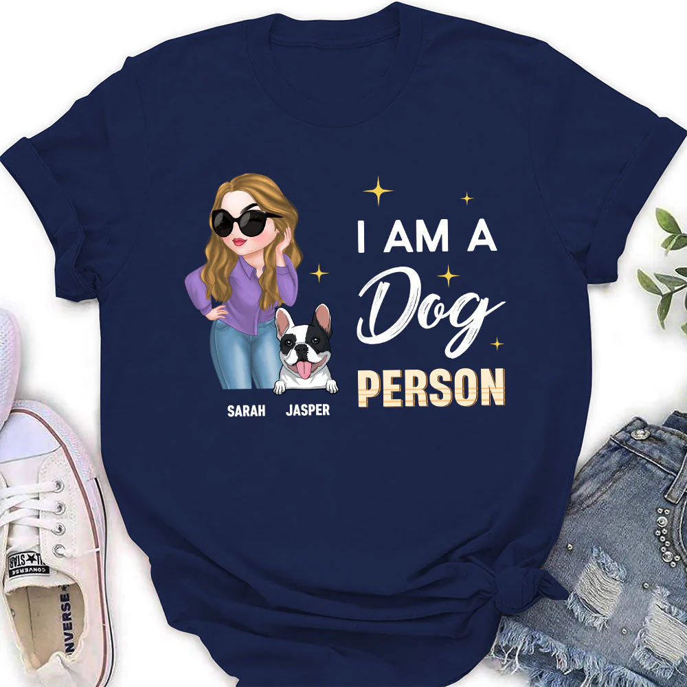 A Dog Person - Personalized Custom Women's T-shirt - Image 2
