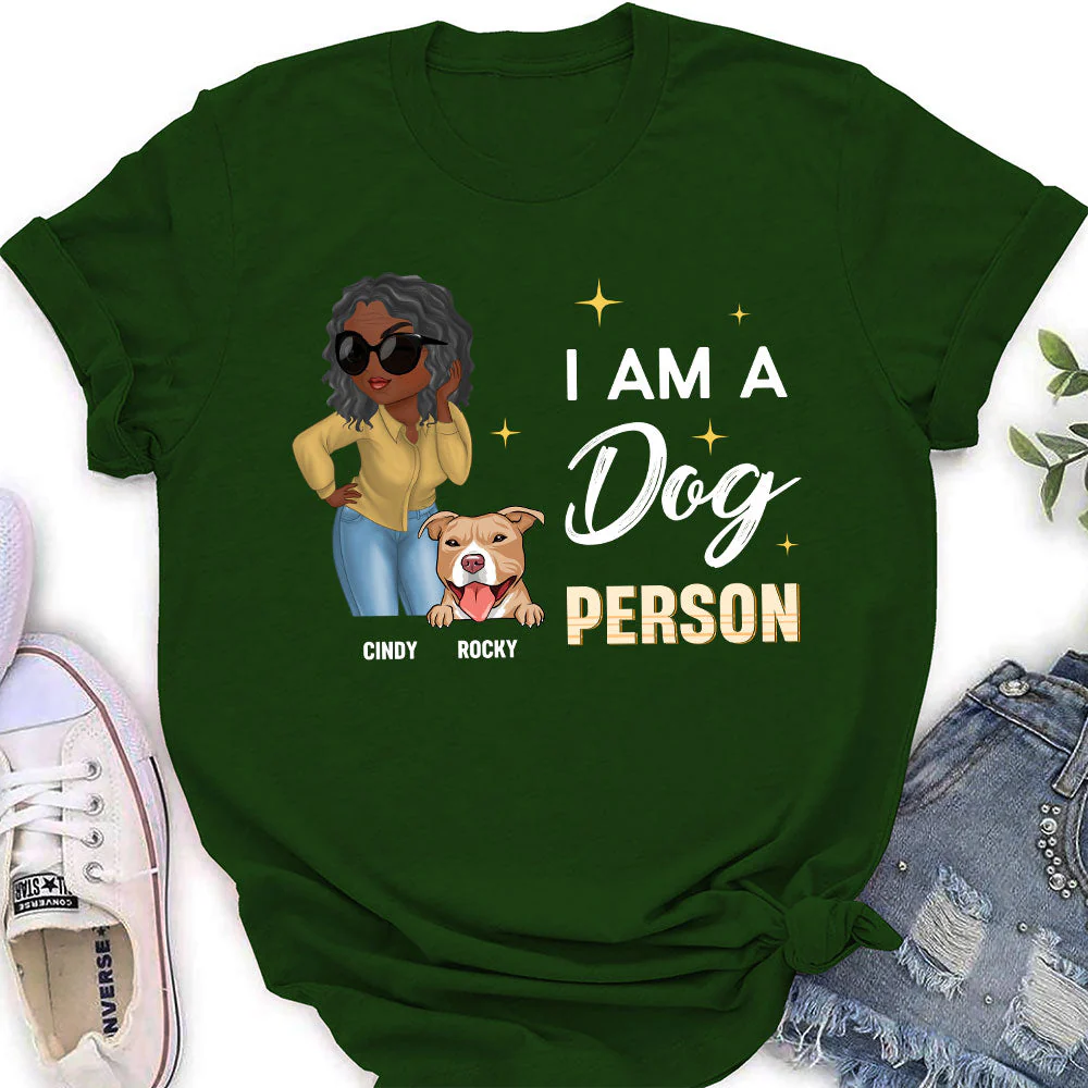 A Dog Person - Personalized Custom Women's T-shirt - Image 4