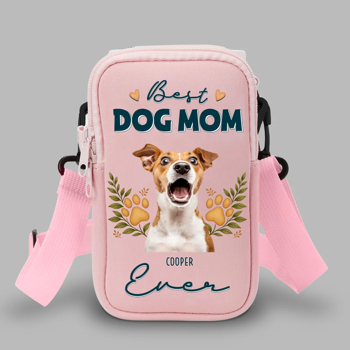 A Dog Person Photo - Personalized Custom Water Bottle Carrier Bag - Image 9