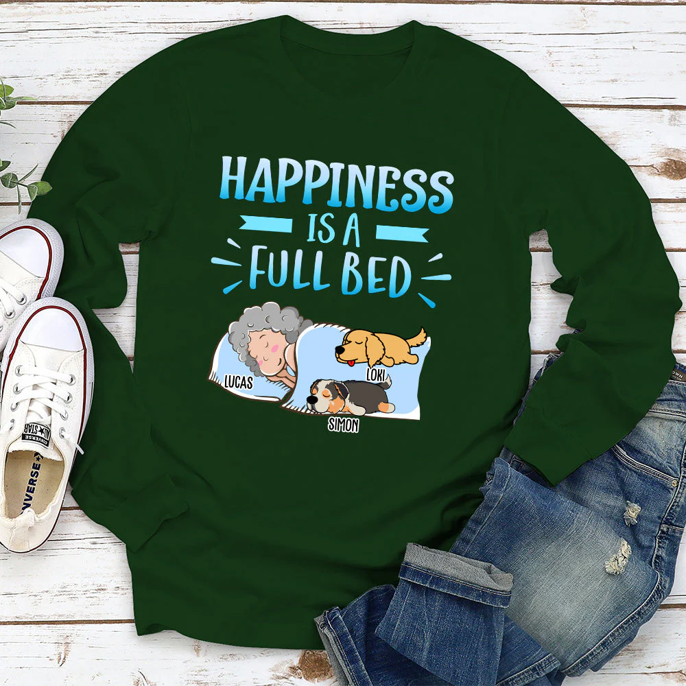 A Full Bed - Personalized Custom Long Sleeve T-shirt - Image 2
