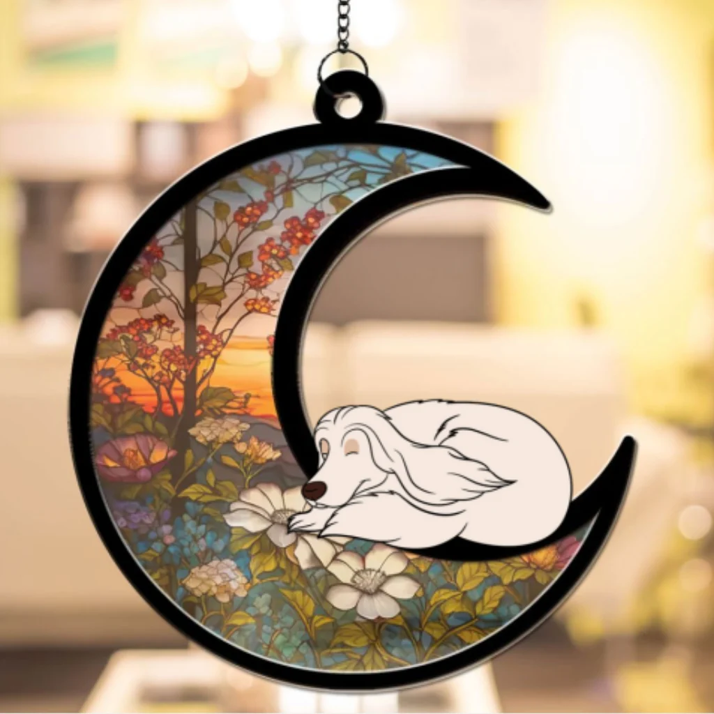 A Gentle Soul Now At Peace - Personalized Custom Suncatcher - Image 6