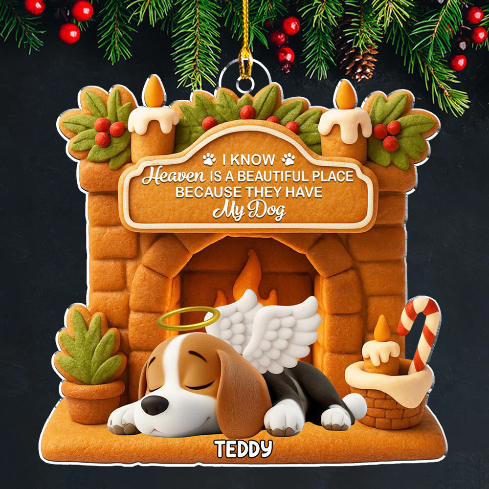 A Gift From Heaven - Personalized Custom Acrylic Ornament - Image 2
