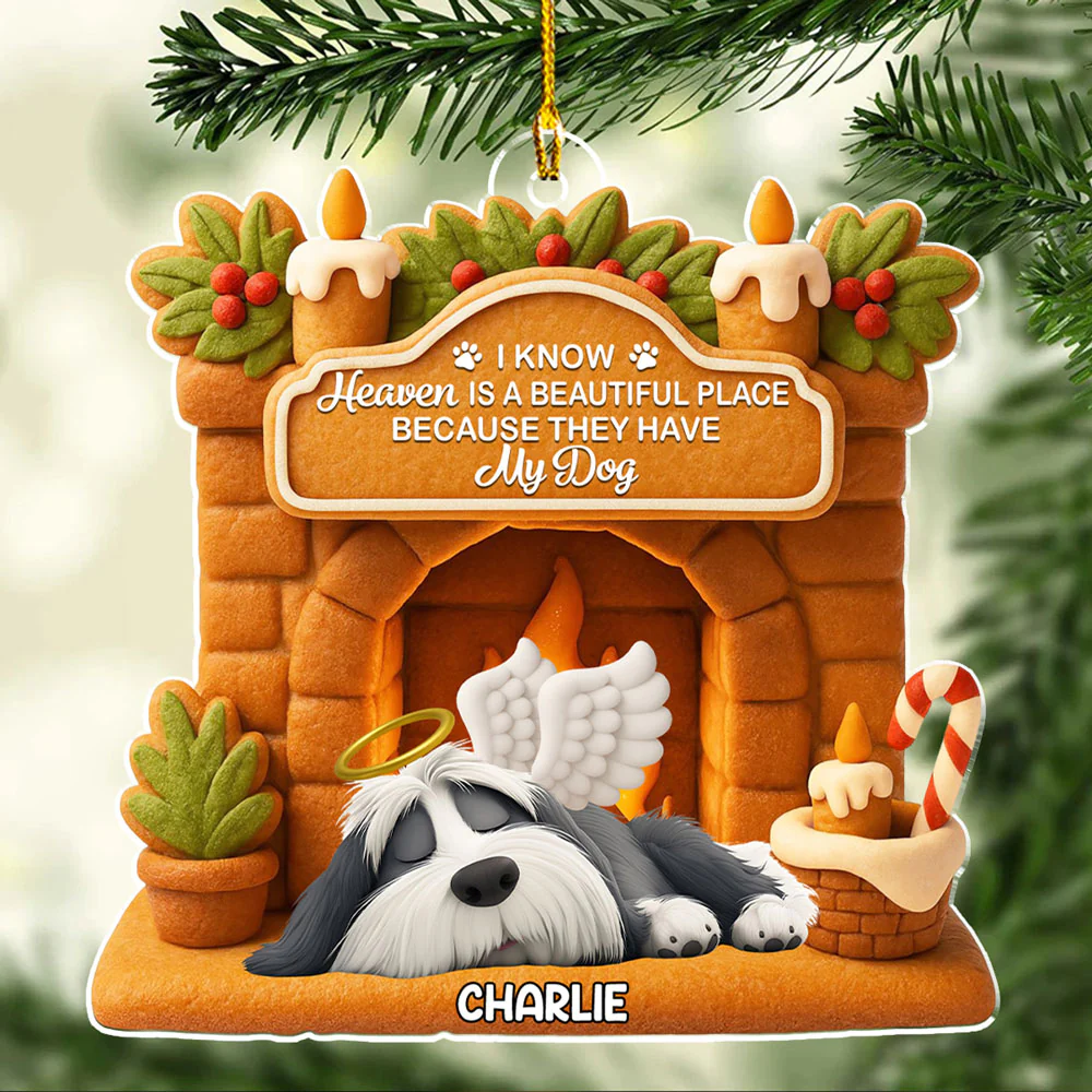 A Gift From Heaven - Personalized Custom Acrylic Ornament - Image 3