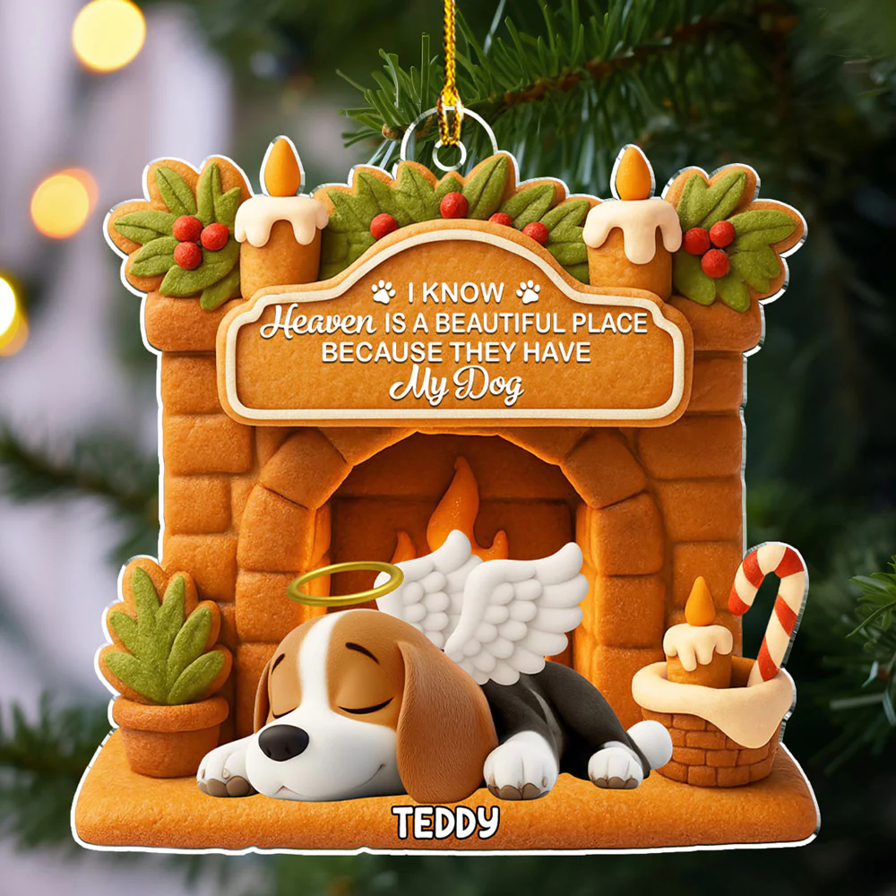 A Gift From Heaven - Personalized Custom Acrylic Ornament - Image 4