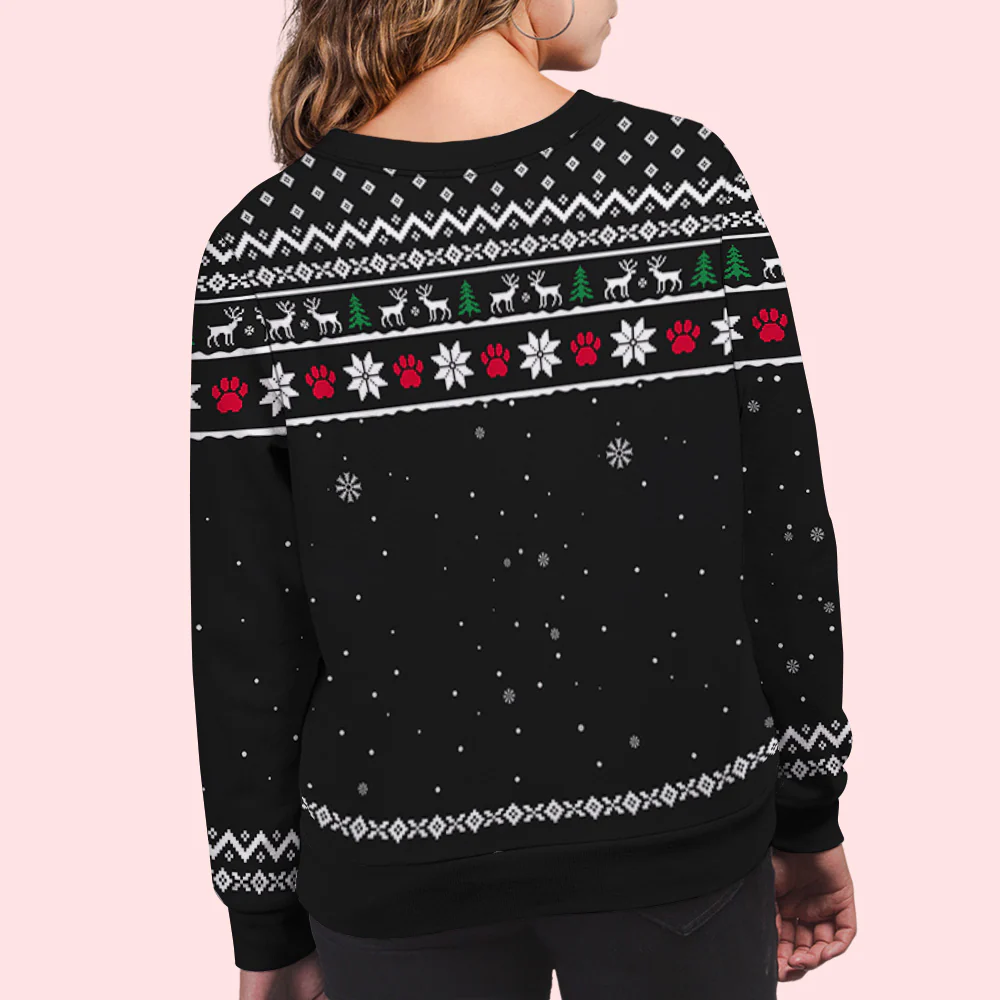 A Girl And Her Dog - Personalized Custom All-Over-Print Sweatshirt - Image 6