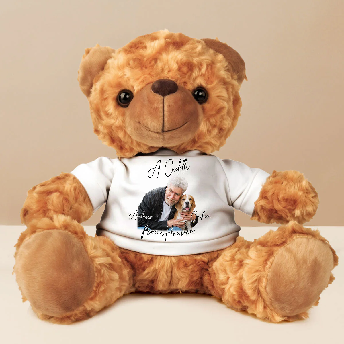 A Hug From Heaven Version 2 - Personalized Custom Cuddle Bear - Image 2
