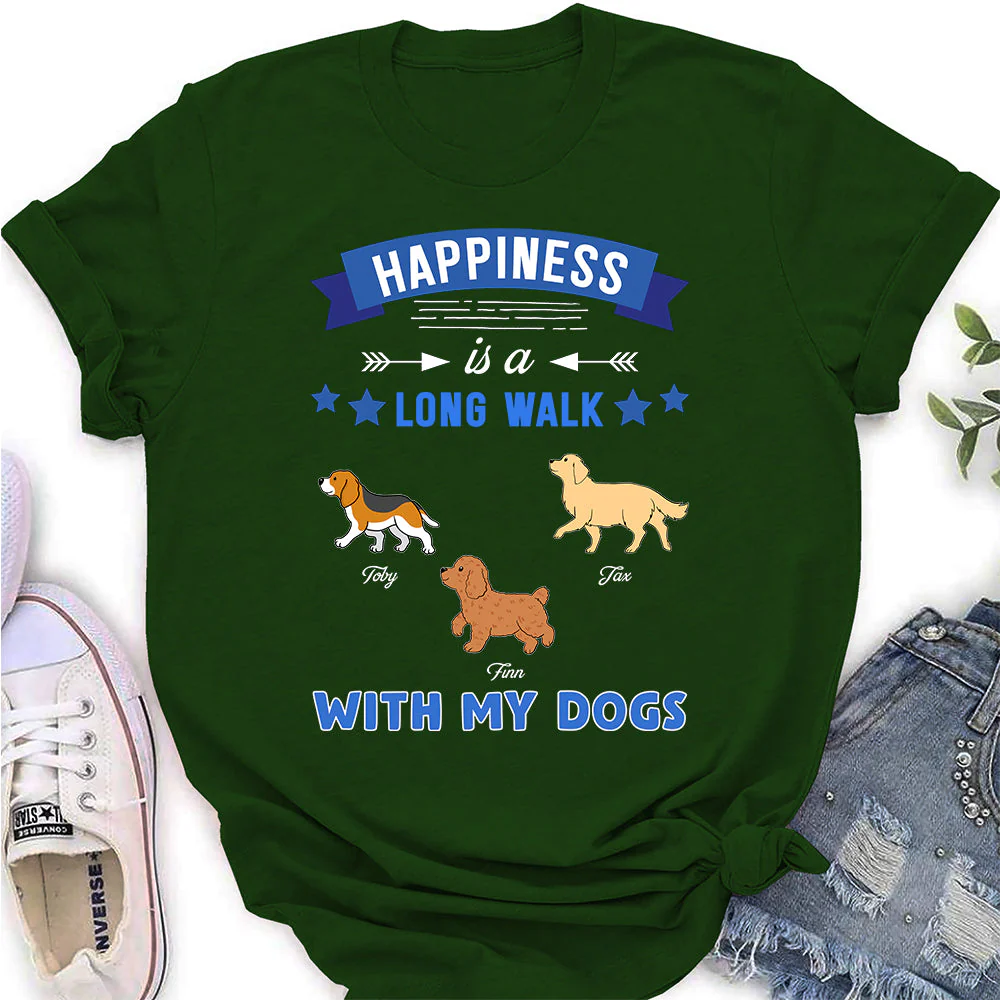 A Long Walk - Personalized Custom Women's T-shirt - Image 3