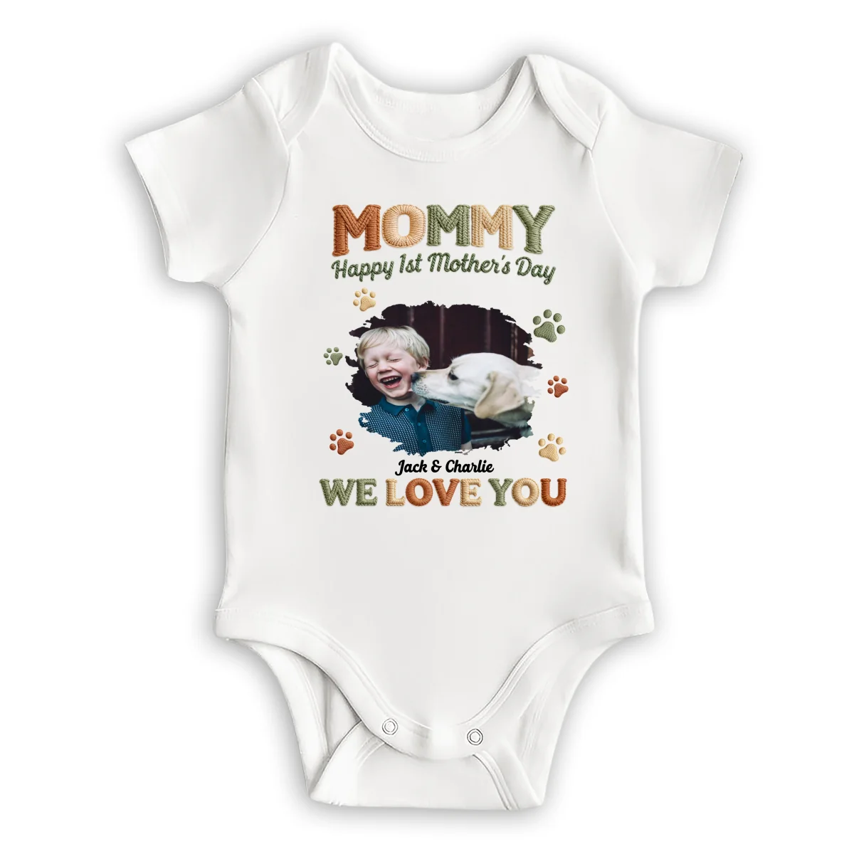 A New Chapter Begins Photo - Personalized Custom Baby Onesie - Image 3