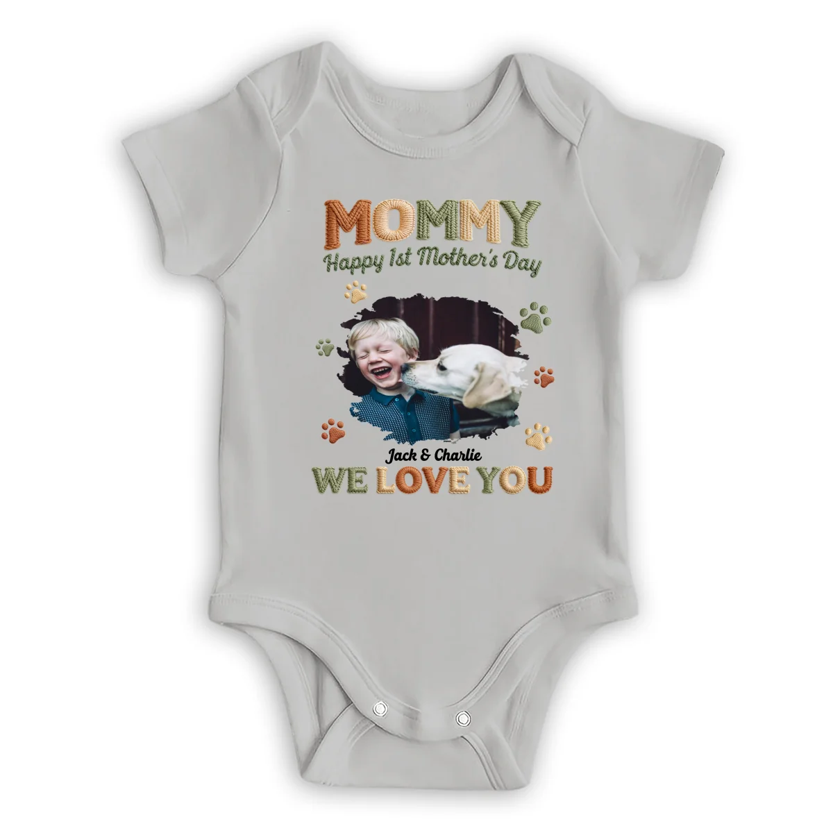 A New Chapter Begins Photo - Personalized Custom Baby Onesie - Image 4