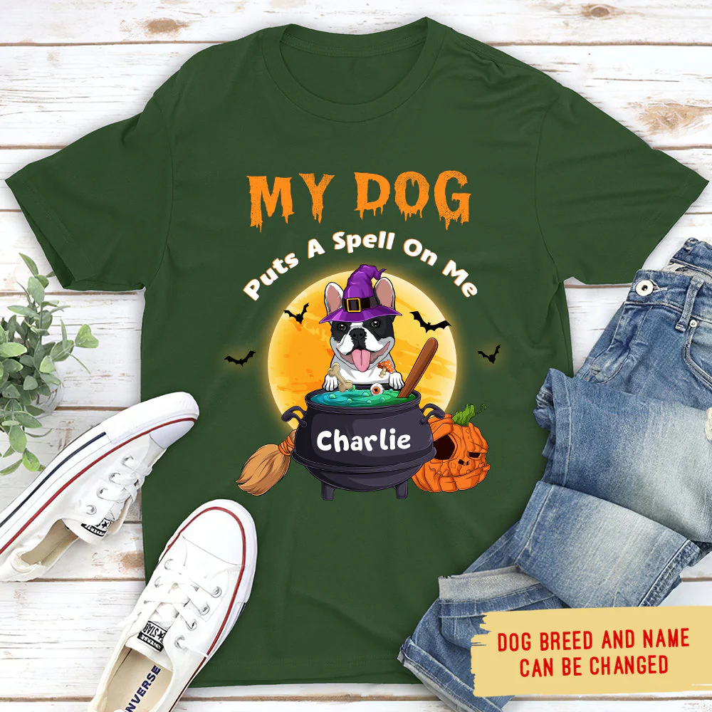A Spell On Me - Personalized Custom Unisex T-shirt - Image 3