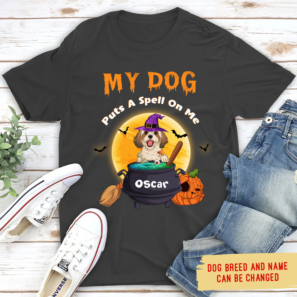 A Spell On Me - Personalized Custom Unisex T-shirt - Image 5