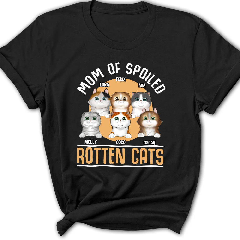 A Spoiled Cat - Personalized Custom Women's T-shirt