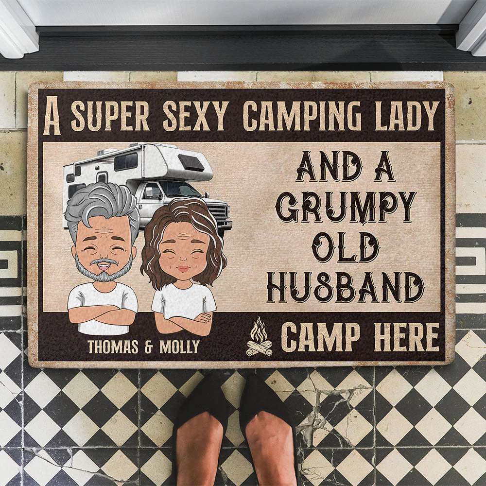 A Super Sexy - Personalized Custom Doormat - Image 3