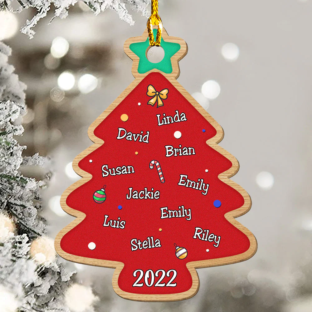 A Sweet Memory - Personalized Custom 1-layered Wood Ornament - Image 2