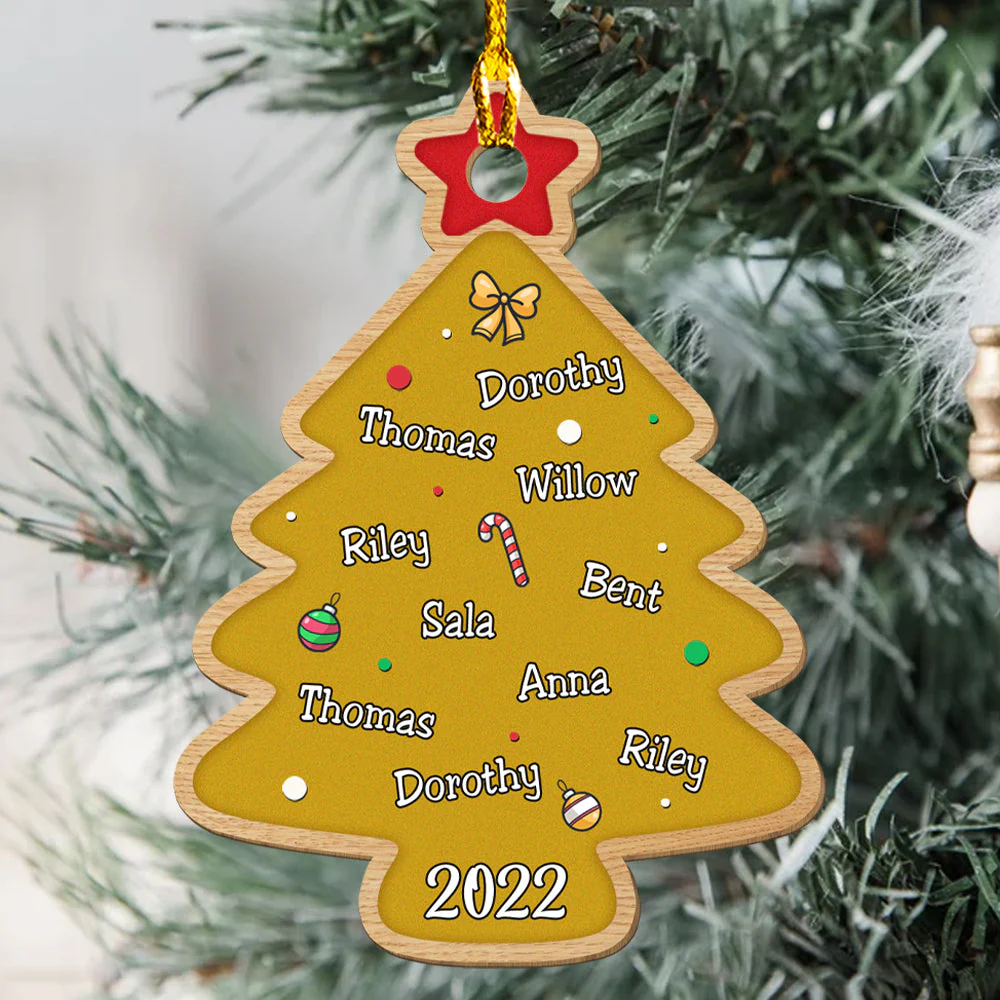 A Sweet Memory - Personalized Custom 1-layered Wood Ornament - Image 3
