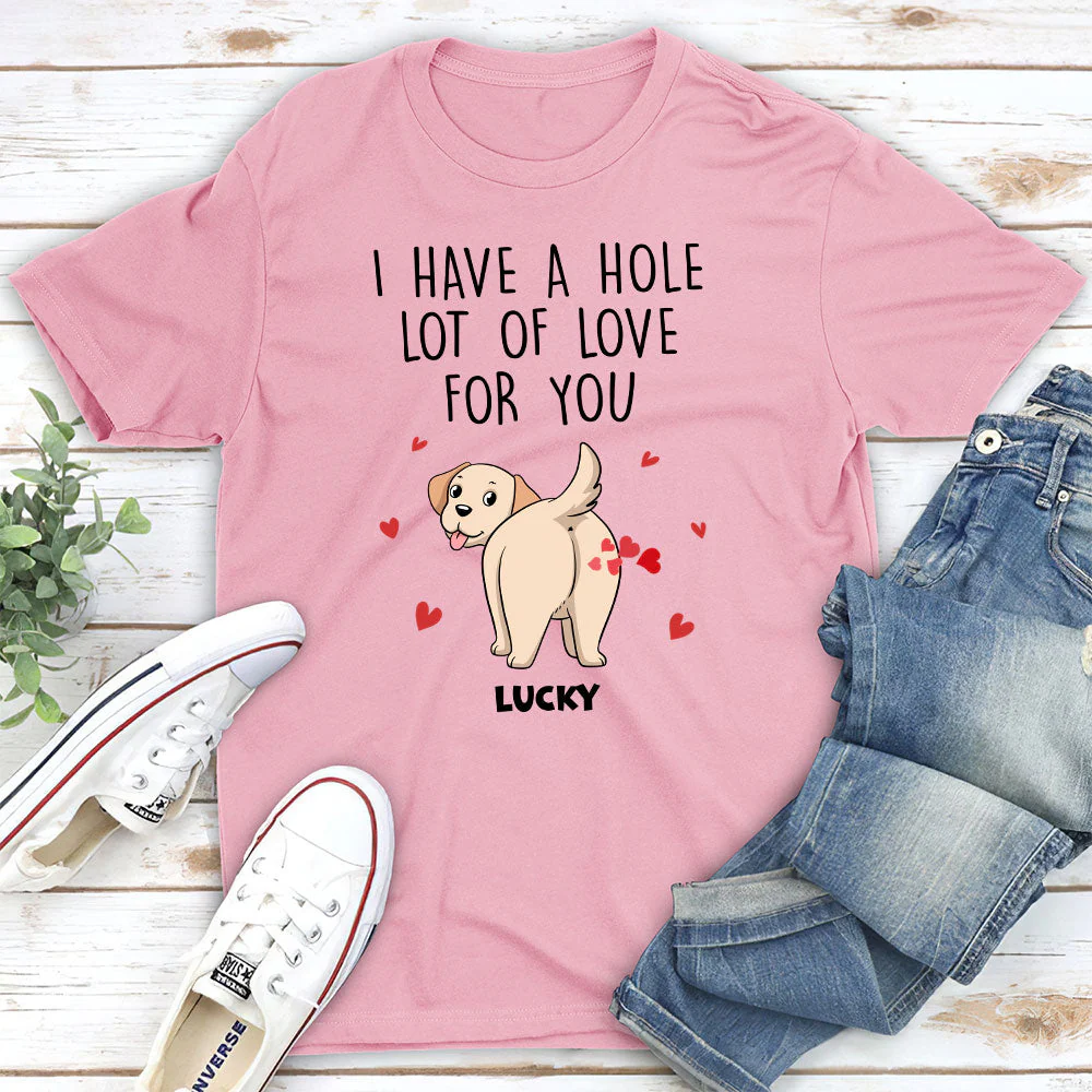A W-Hole Lot - Personalized Custom Unisex T-shirt - Image 4