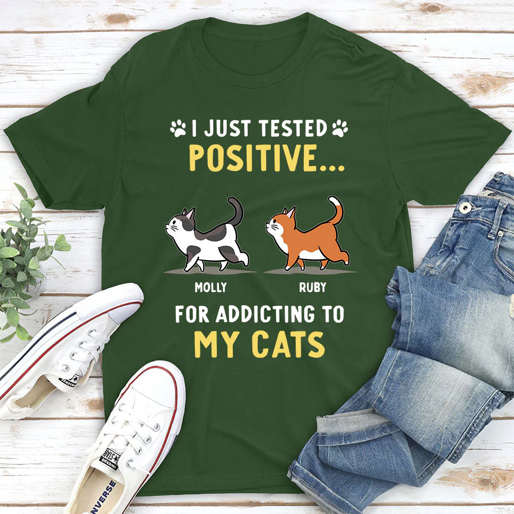 Addicting To Cats - Personalized Custom Unisex T-shirt - Image 6