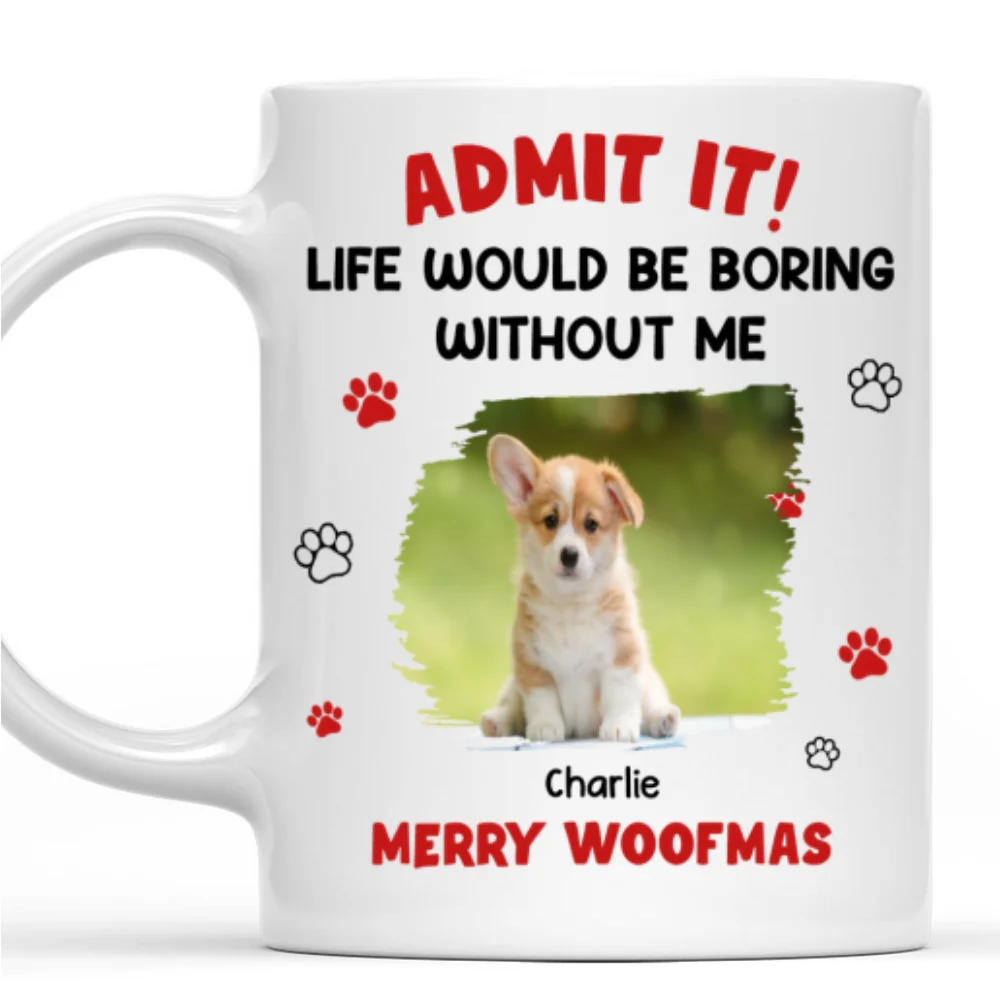 Admit Cartoon Photo - Personalized Custom Coffee Mug - Image 4