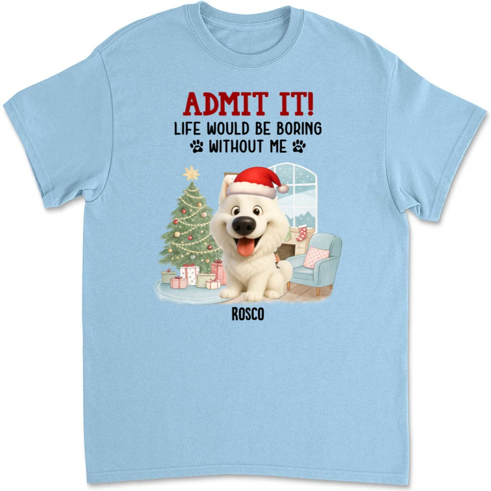 Admit It Christmas Cartoon - Personalized Custom Unisex T-shirt - Image 7