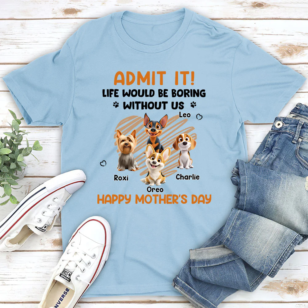 Admit It Dad Orange - Personalized Custom Unisex T-Shirt - Image 2