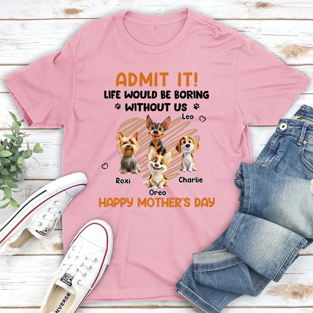 Admit It Dad Orange - Personalized Custom Unisex T-Shirt - Image 3
