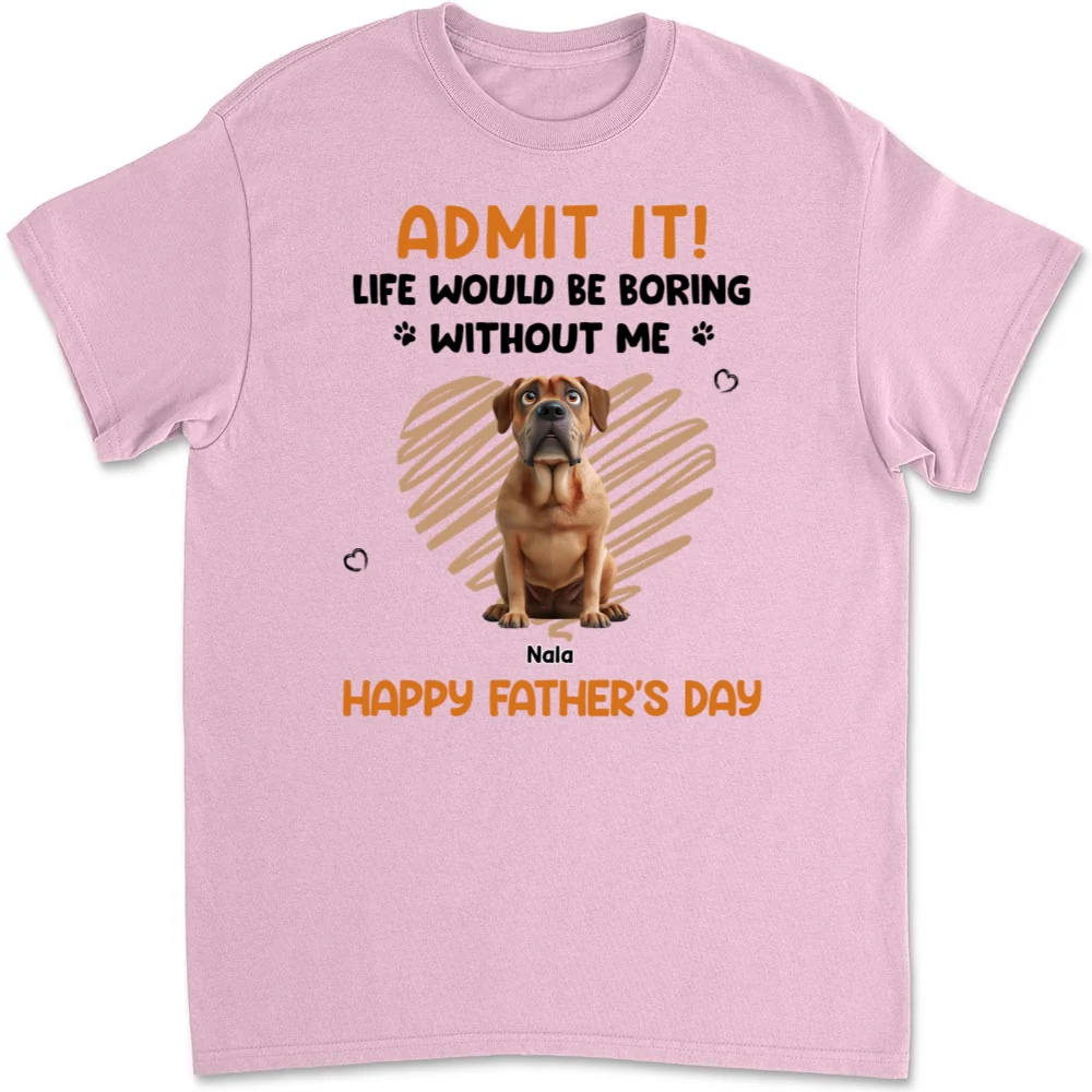 Admit It Dad Orange - Personalized Custom Unisex T-Shirt - Image 9