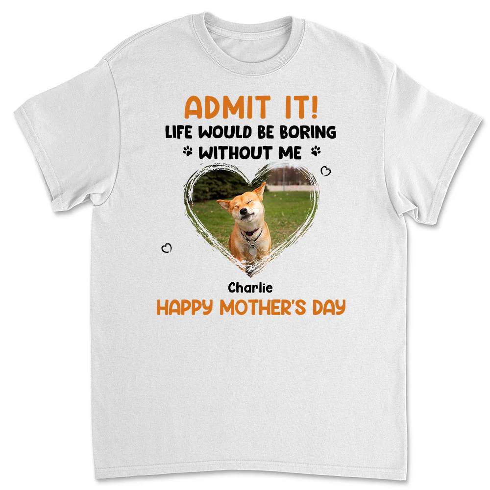 Admit It Orange Photo - Personalized Custom Unisex T-Shirt