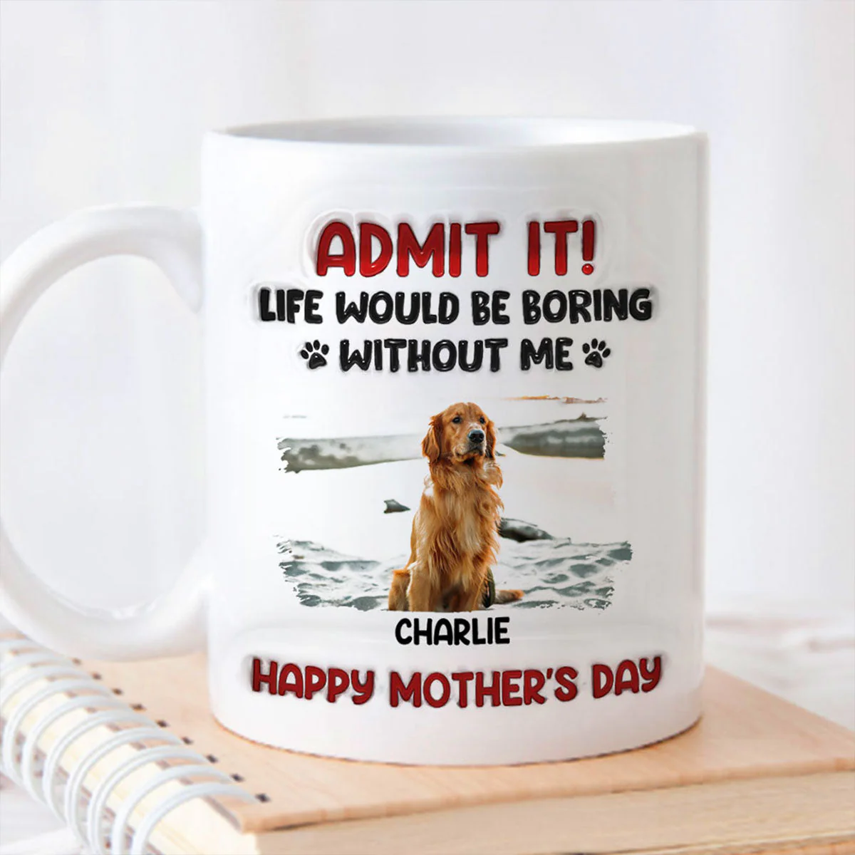 Admit It - Personalized Custom 3D Inflated Effect Mug - Image 2