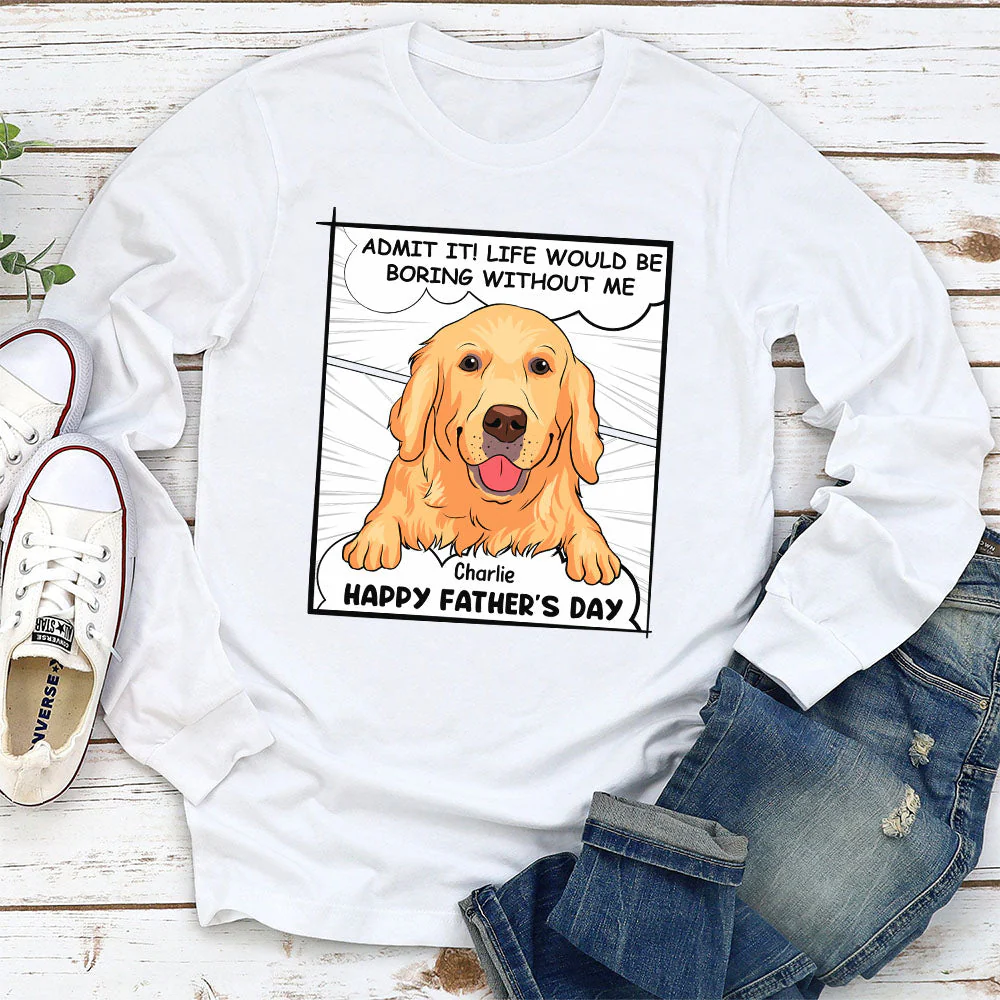 Admit It - Personalized Custom Long Sleeve T-shirt - Image 2