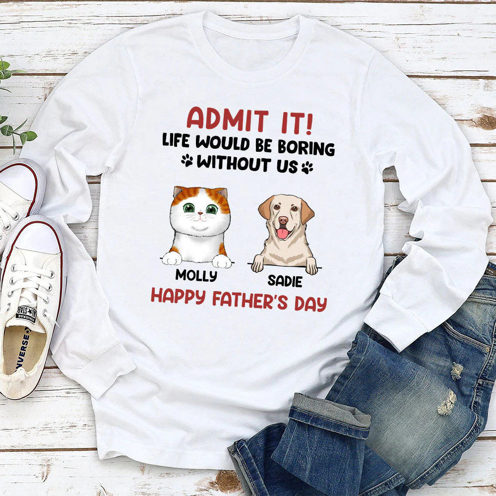 Admit It - Personalized Custom Long Sleeve T-shirt - Image 2