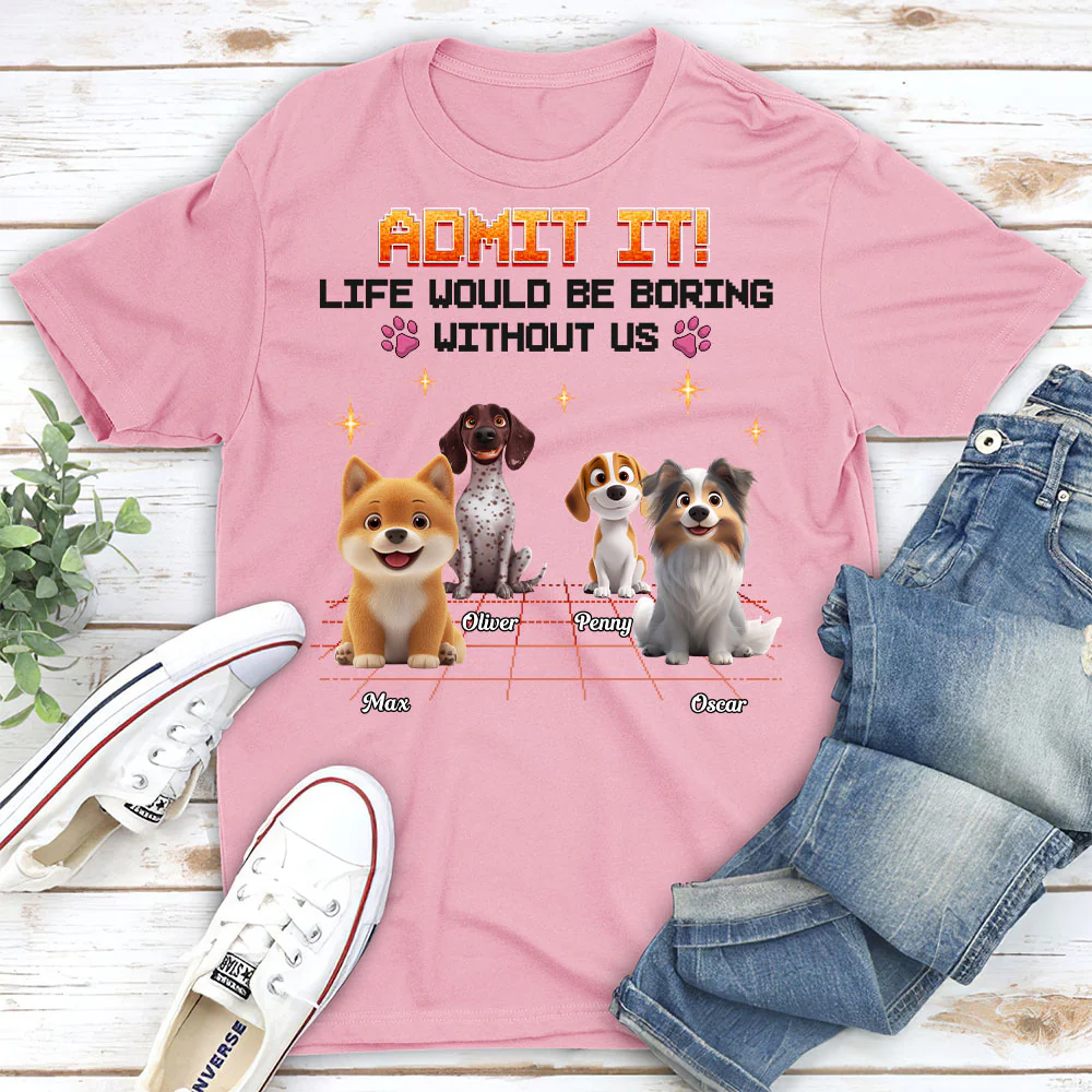 Admit It Pixel - Personalized Custom Unisex T-Shirt - Image 4