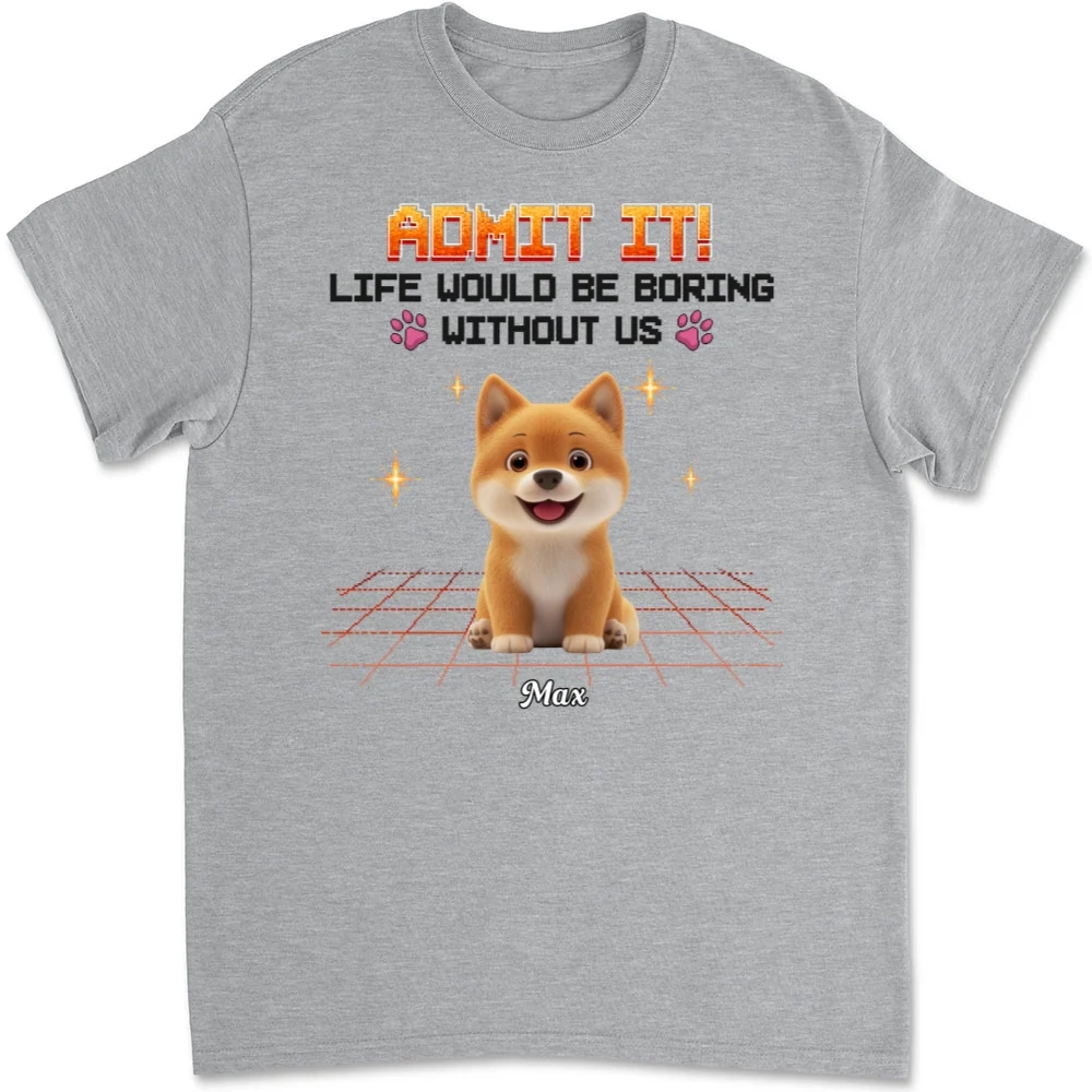 Admit It Pixel - Personalized Custom Unisex T-Shirt - Image 6