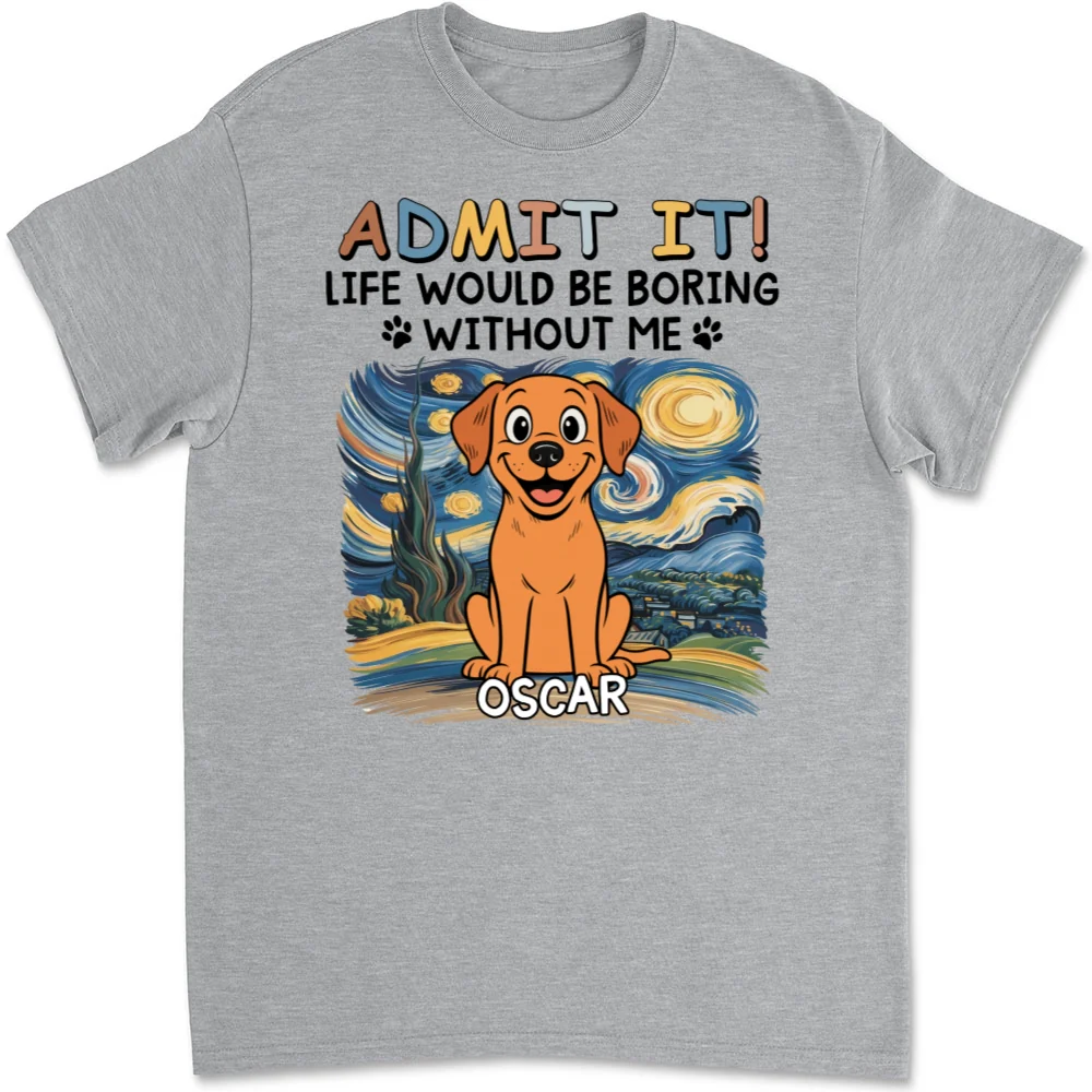 Admit It Retro - Personalized Custom Unisex T-Shirt - Image 8