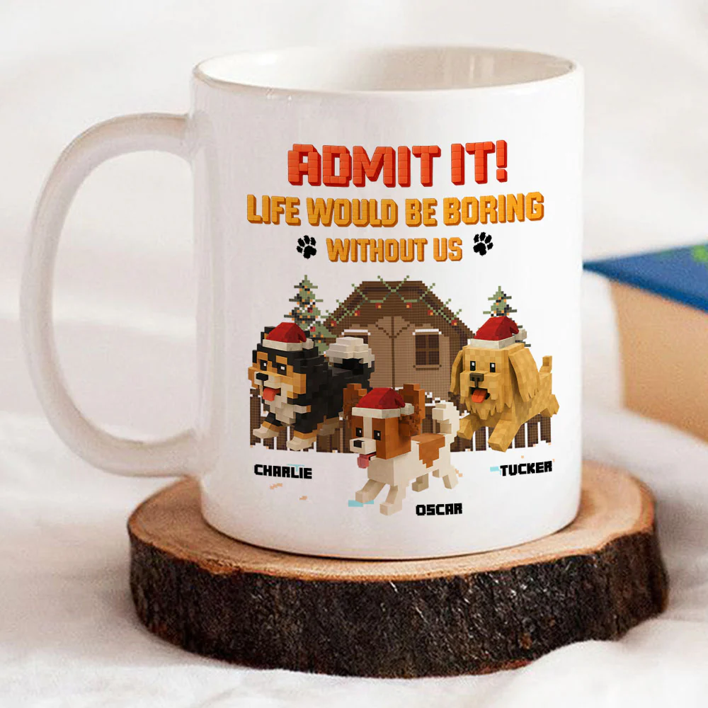 Admit It Square - Personalized Custom Coffee Mug - Image 5