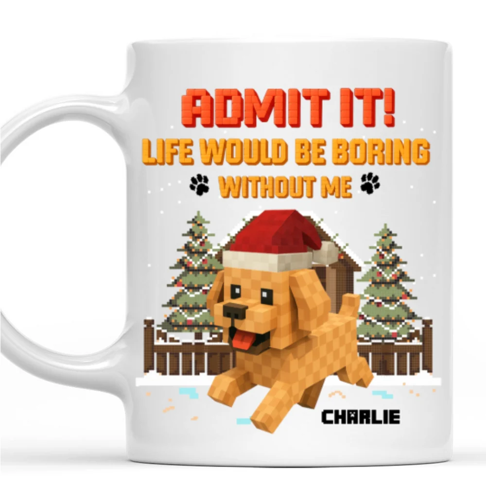 Admit It Square - Personalized Custom Coffee Mug - Image 8