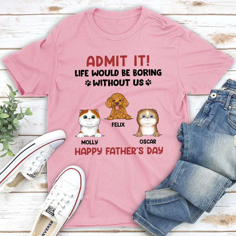 Admit It Version 2 - Personalized Custom Unisex T-shirt - Image 2