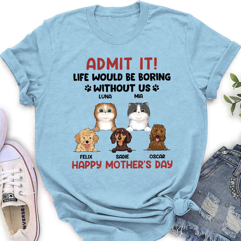 Admit It Version 2 - Personalized Custom Women's T-shirt - Image 3
