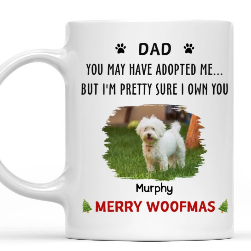 Adopted Cartoon Photo - Personalized Custom Coffee Mug - Image 7