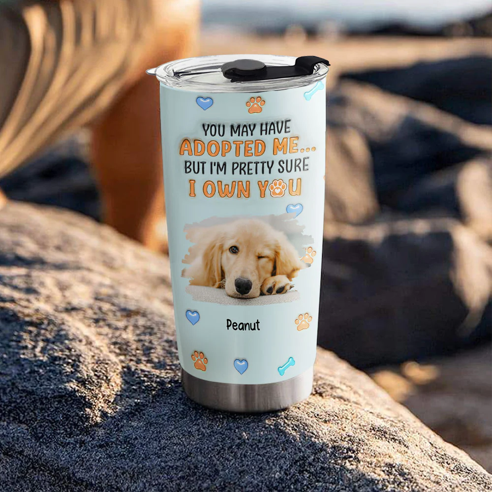 Adopted Me Photo - Personalized Custom 3D Inflated Effect Tumbler