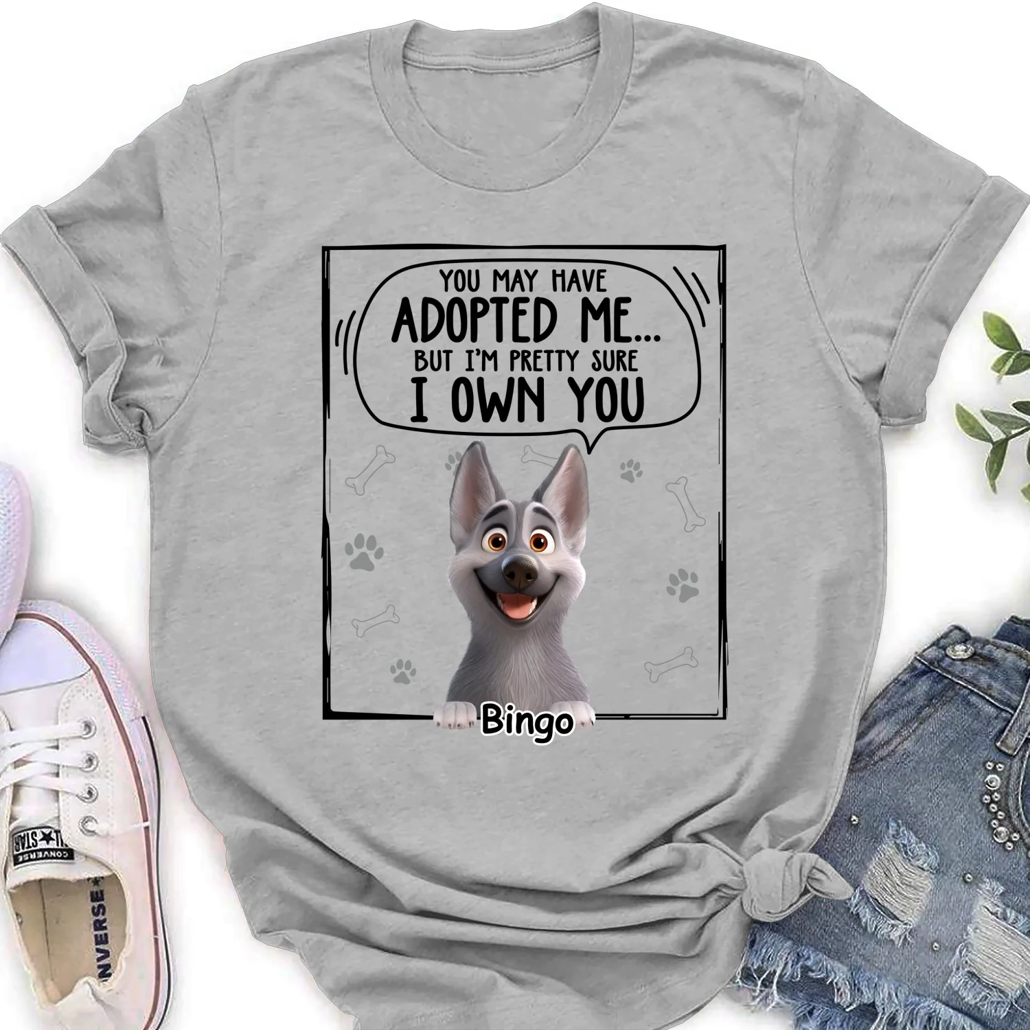 Adopted Me - Personalized Custom Women's T-Shirt - Image 5