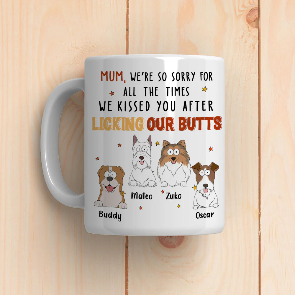 After Licking My Butt - Personalized Custom Coffee Mug - Image 3
