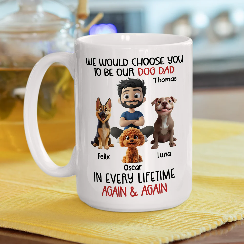 Again And Again - Personalized Custom Coffee Mug - Image 5
