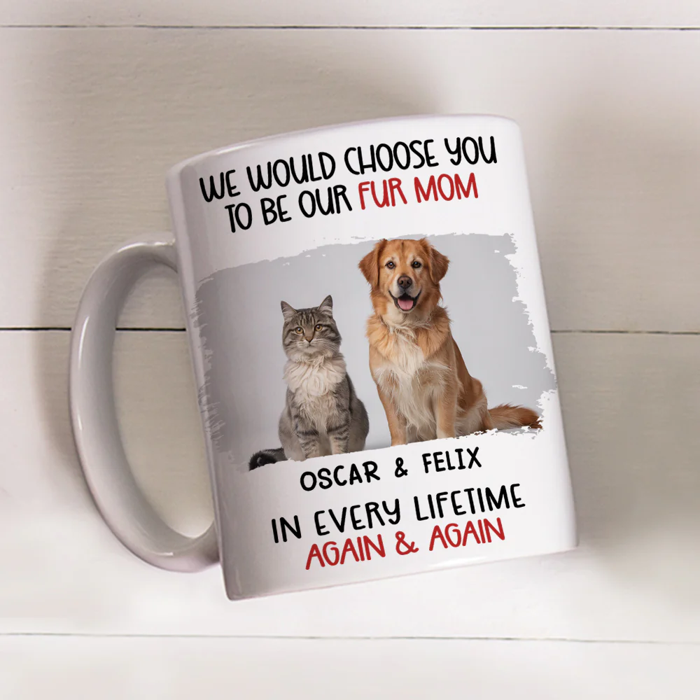 Again And Again Pet Version Photo - Personalized Custom Coffee Mug