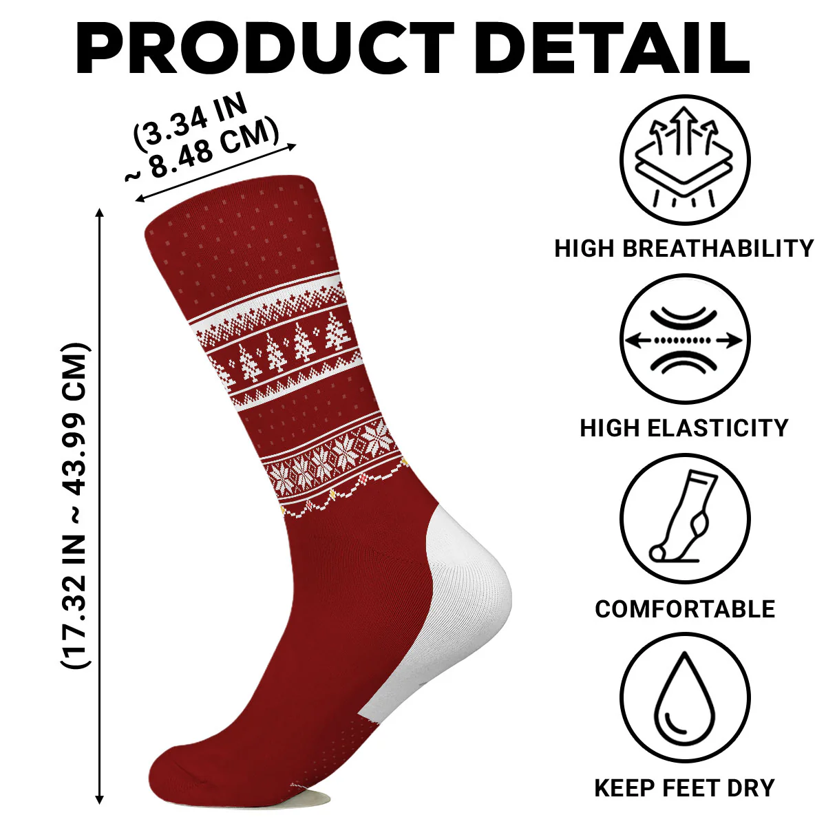 All I Want Is My Dog - Personalized Custom Crew Socks - Image 5