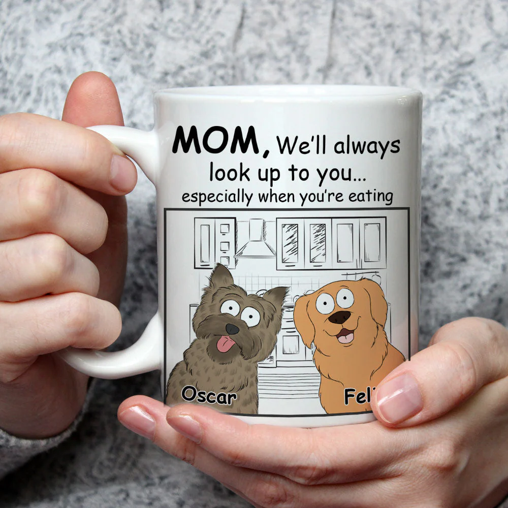 Always Look Up - Personalized Custom Coffee Mug - Image 2